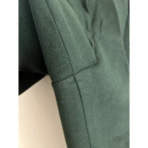 Retro Wool Pant 14 Green Neutral Minimalist Festive Classic Chic Boho Western - Picture 4 of 10